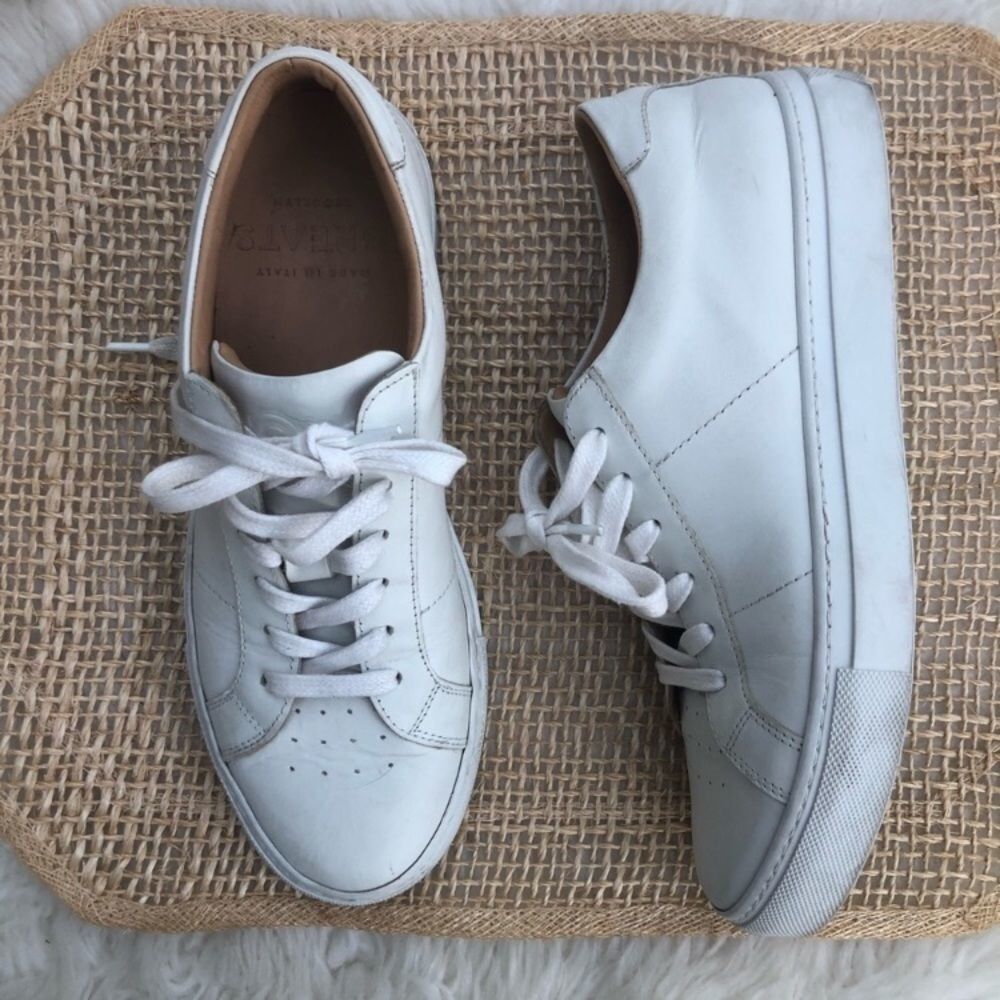 Greats The Royale Blanco White Leather Sneakers